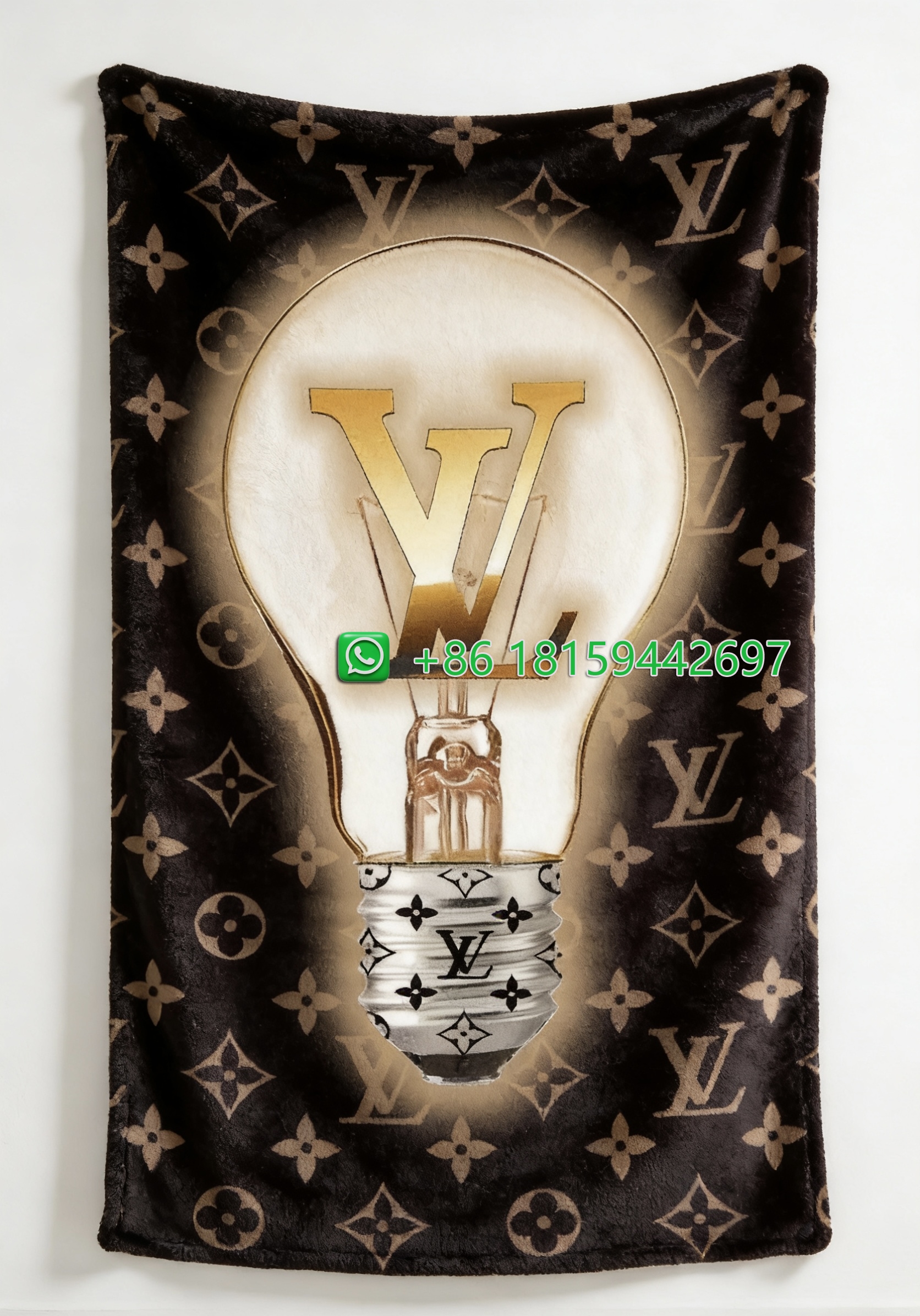 Louis Vuitton Throw Blankets